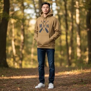 Sota clothing Co. MN 32 Oars Hoodie Gold/Mustard Yellow unisex Small